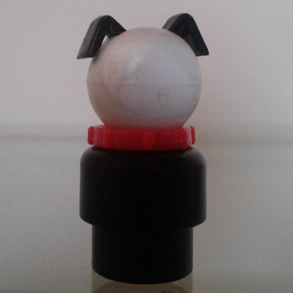 Fisher Price Little People Dog, red collar with lines - Picture 2 of 2